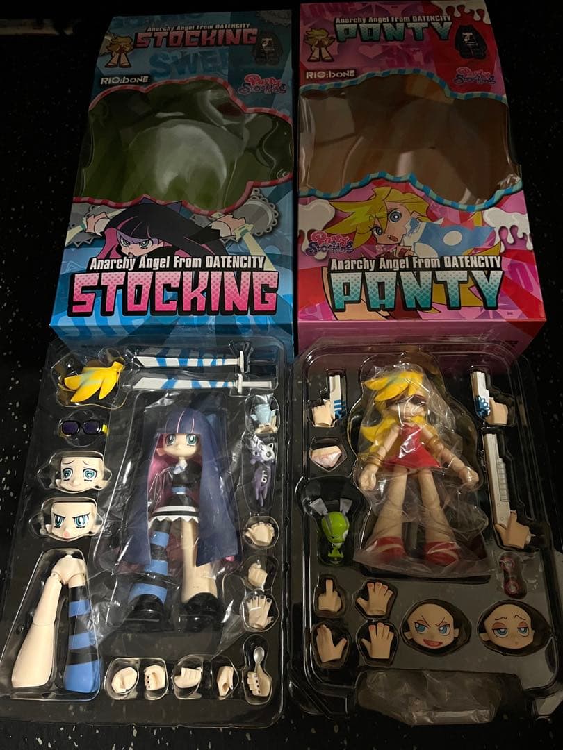 パンティ&ストッキングwithガーターベルトフィギュア２体セットRIO:bone