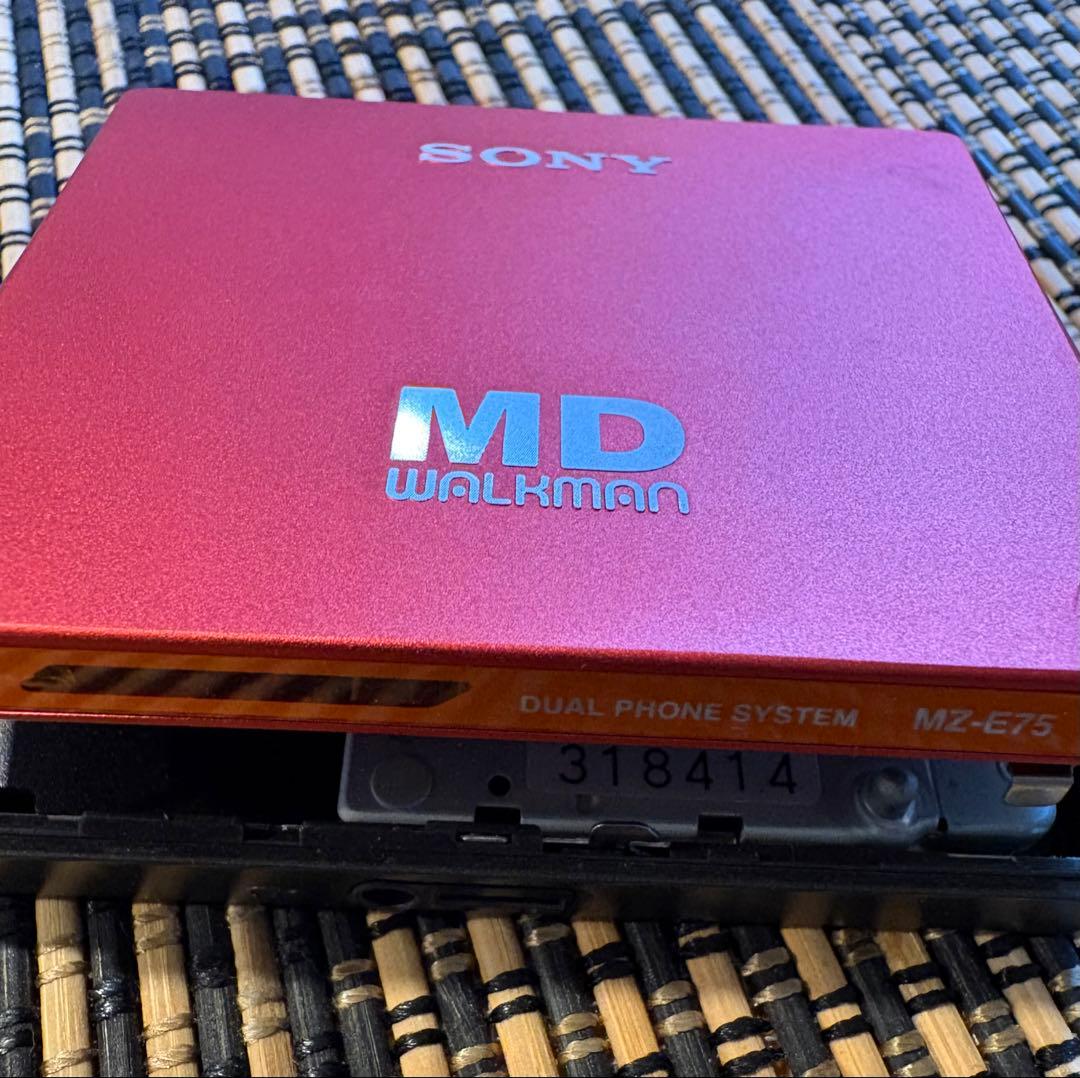 SONY MDウォークマン MZ-E75 ジャンク　動作未確認
