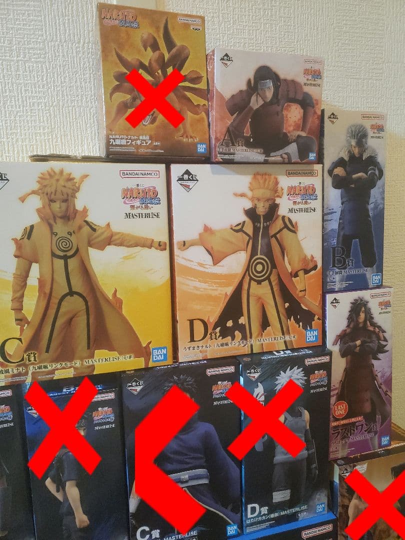 NARUTO疾風伝 繋がる思い フィギュア 5体 上位賞 コンプリート セット