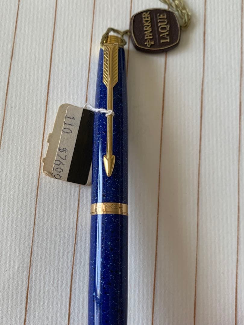 希少 Parker（パーカー）75 LAQUE ブルー 万年筆