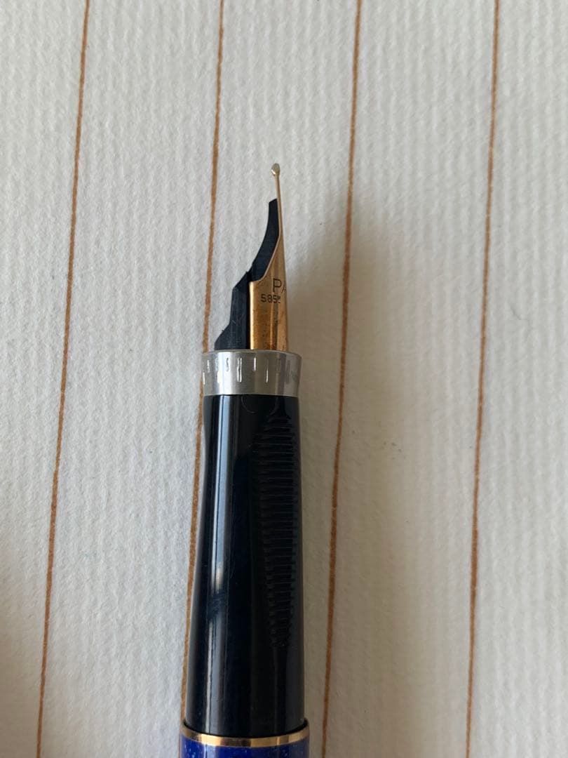 希少 Parker（パーカー）75 LAQUE ブルー 万年筆