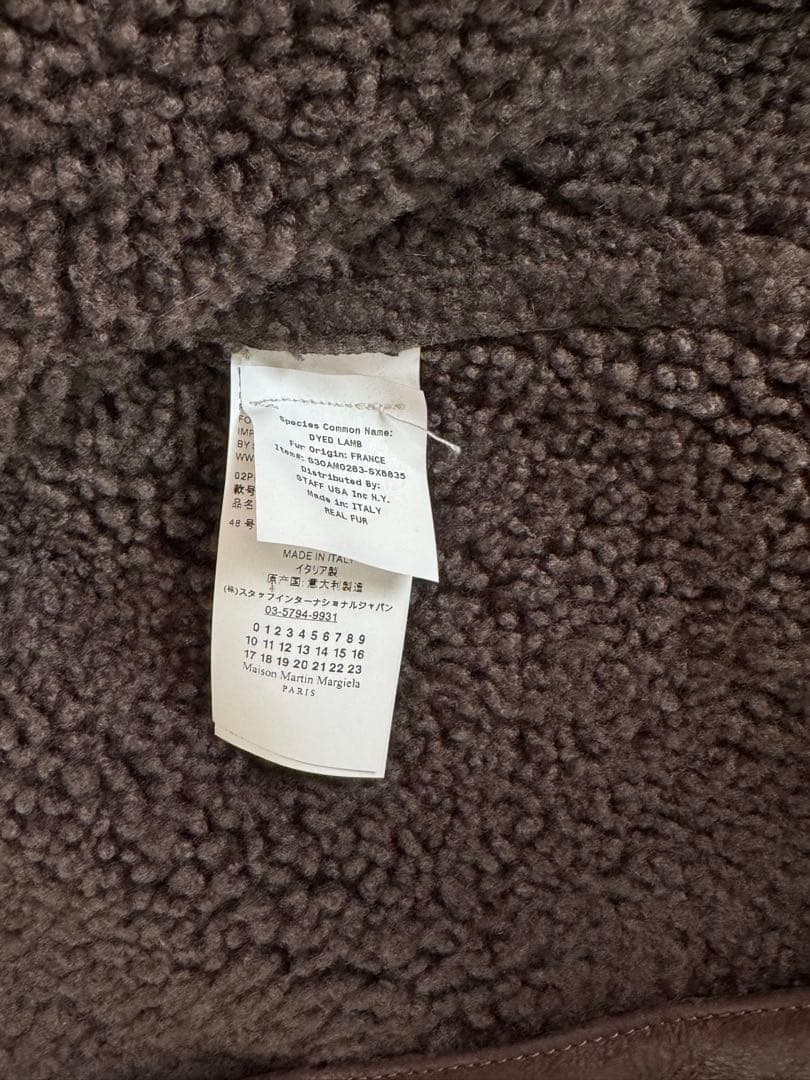 希少極美品Martin Margiela ⑭ 5zip mouton 48