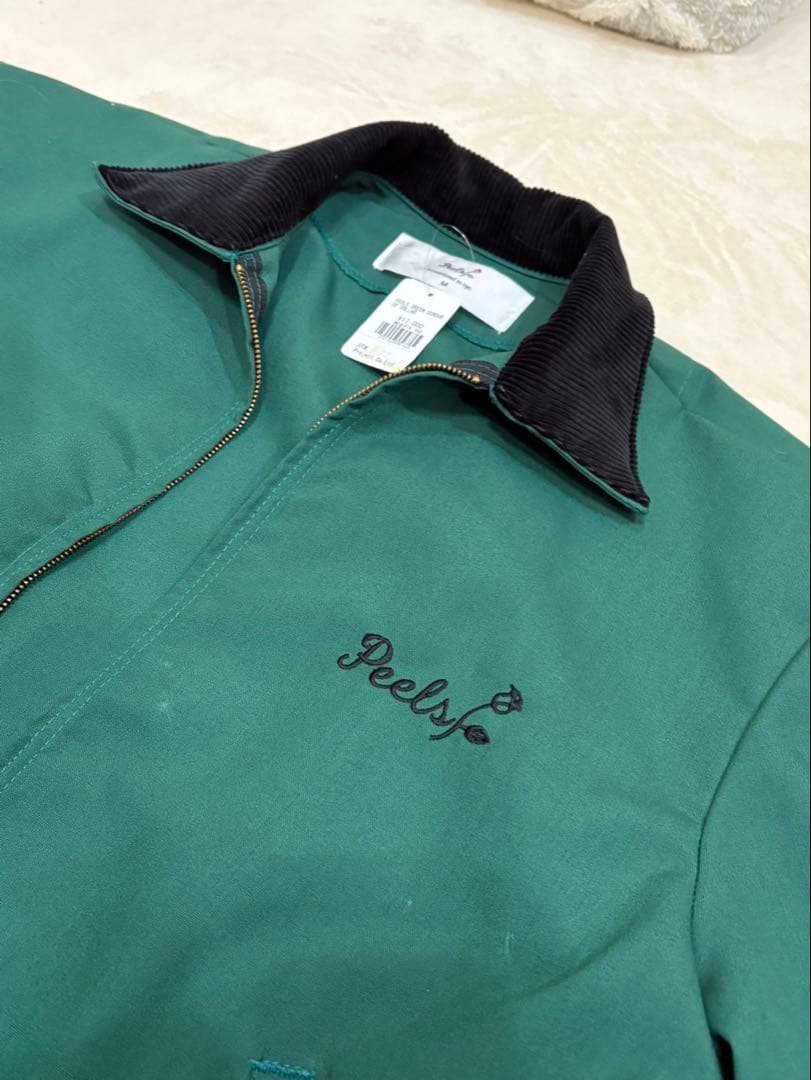 新品　peels green cordur oy collar ジャケット