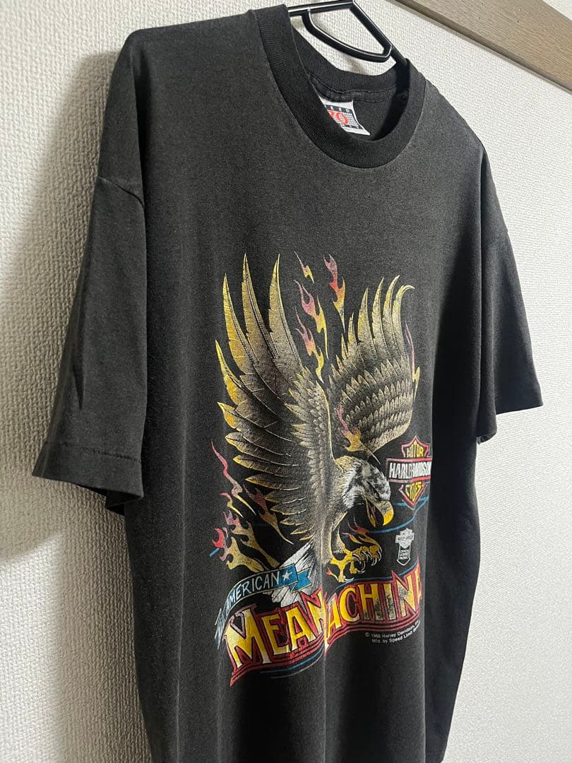 80s Harley-Davidson Mean Machine Tシャツ