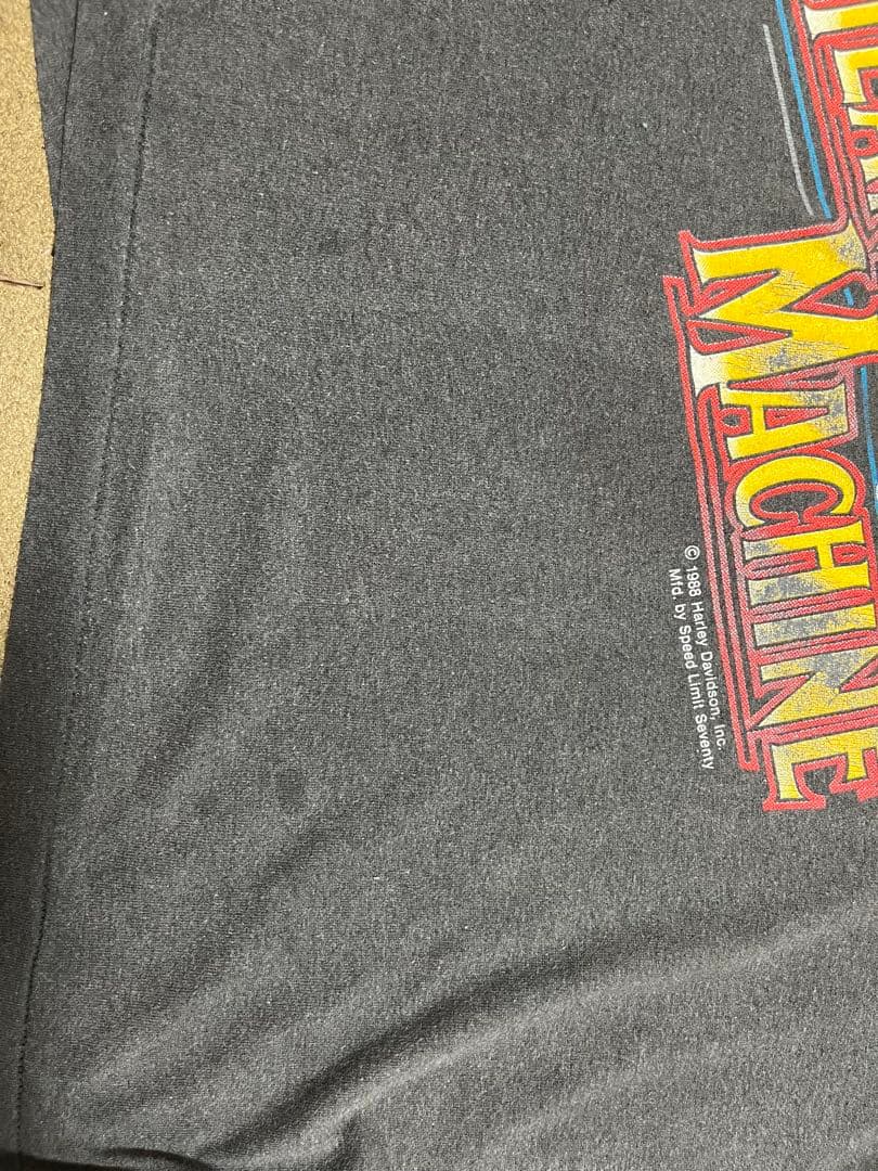 80s Harley-Davidson Mean Machine Tシャツ
