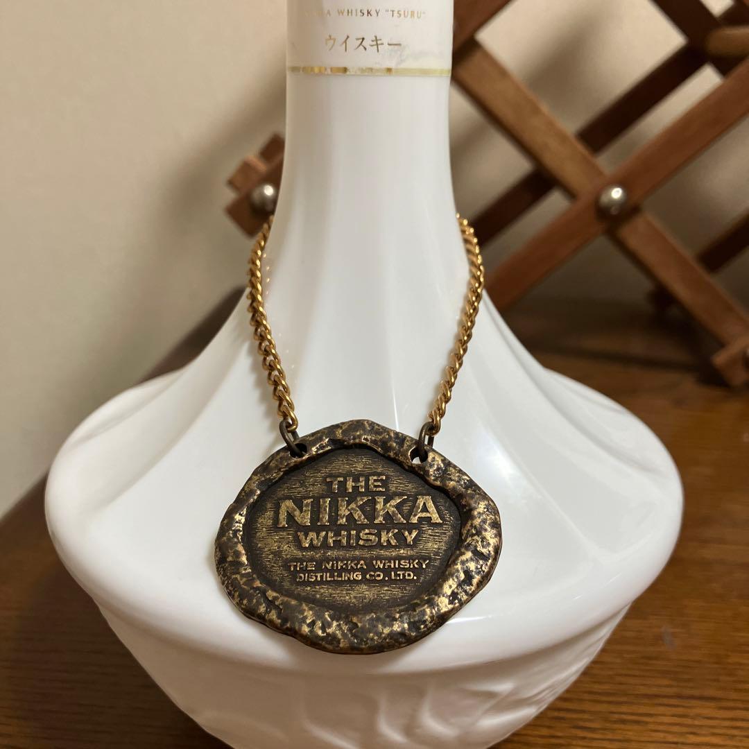 鶴　白陶器ボトル　ニッカ　ウイスキー