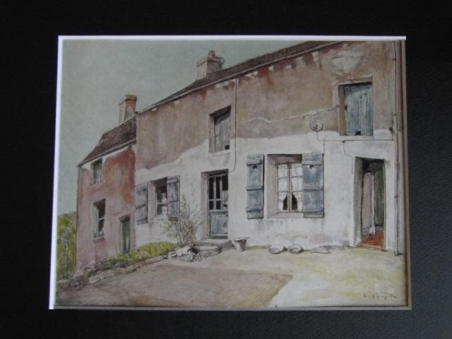 藤田嗣治、Paysage-maison a Villiers-le-Bacle