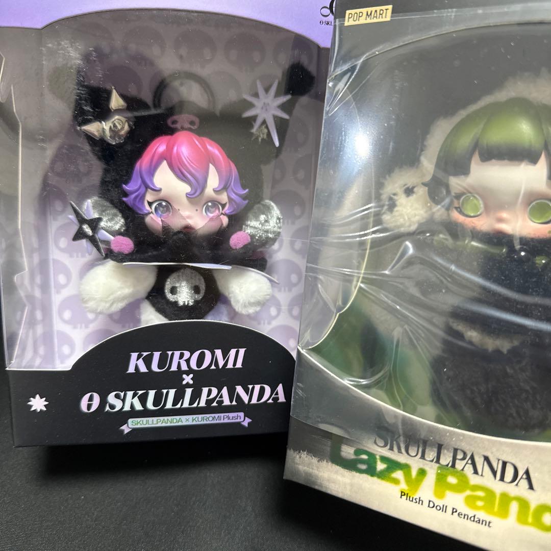 SKULLPANDA スカルパンダ　クロミLazy Panda ポップマート