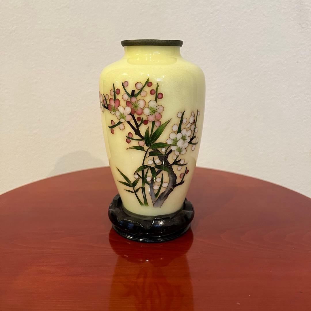 七宝焼　花瓶　一輪挿し