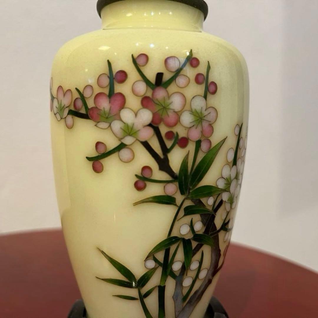 七宝焼　花瓶　一輪挿し