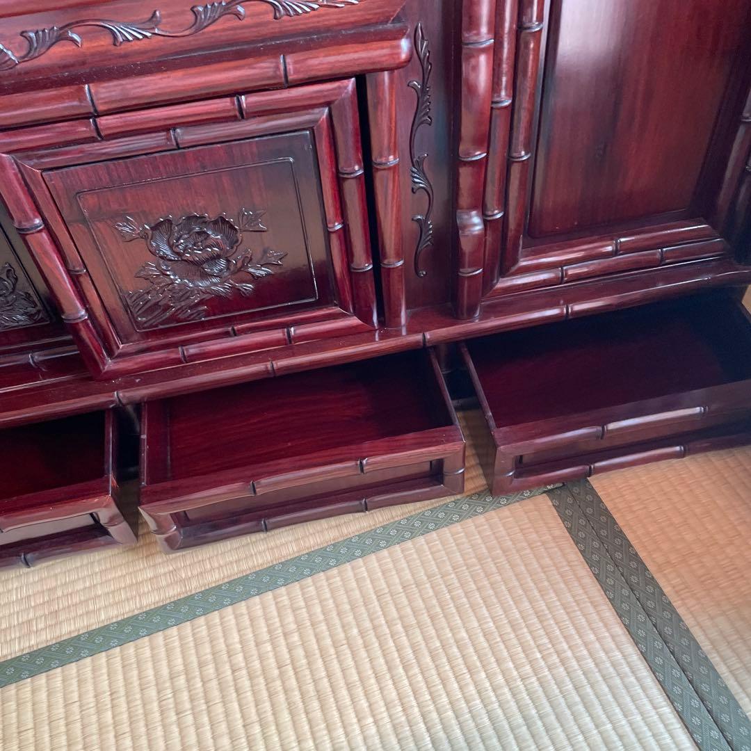 茶箪笥、引き出し付き飾り棚