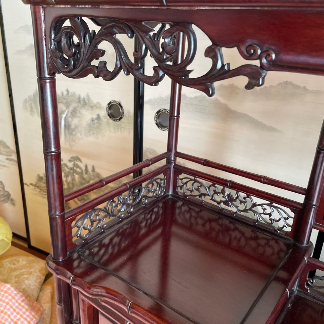 茶箪笥、引き出し付き飾り棚