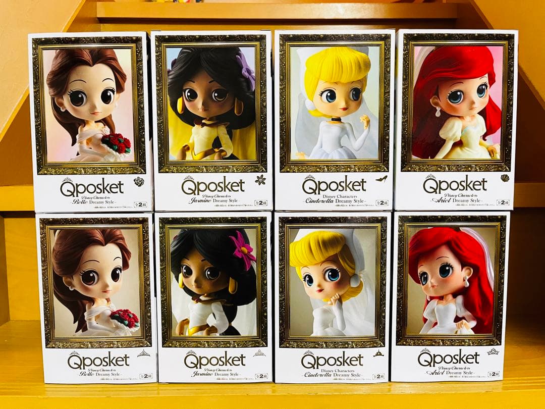 Qposket ディズニー Dreamy Style ウエディング全8種