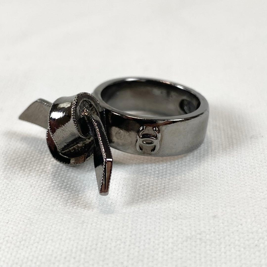 【美品✨鑑定済✨】 CHANEL リボン リング 指輪 ココマーク 13.5号