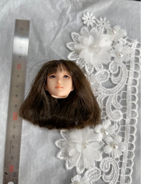 1/6 カスタム　ドール　ヘッド　綺麗な瞳の少女　ヘッドのみの出品です