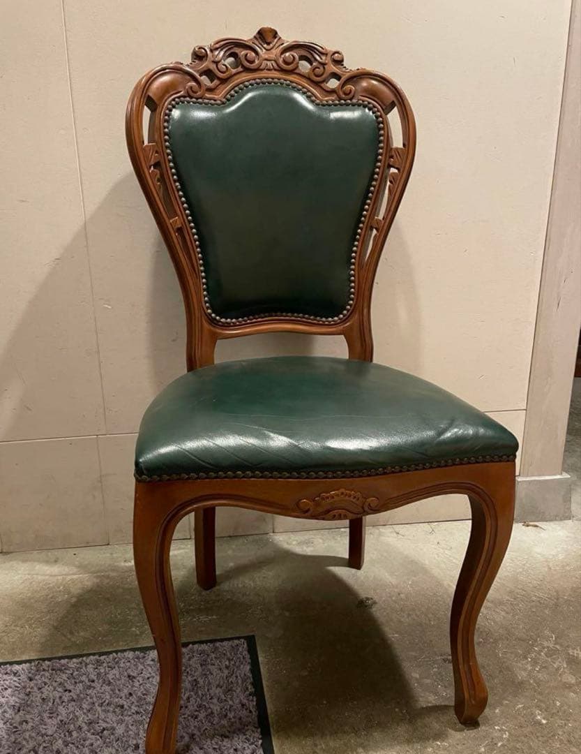 ちくうすいさん　クラシックスタイル ダークグリーン 椅子