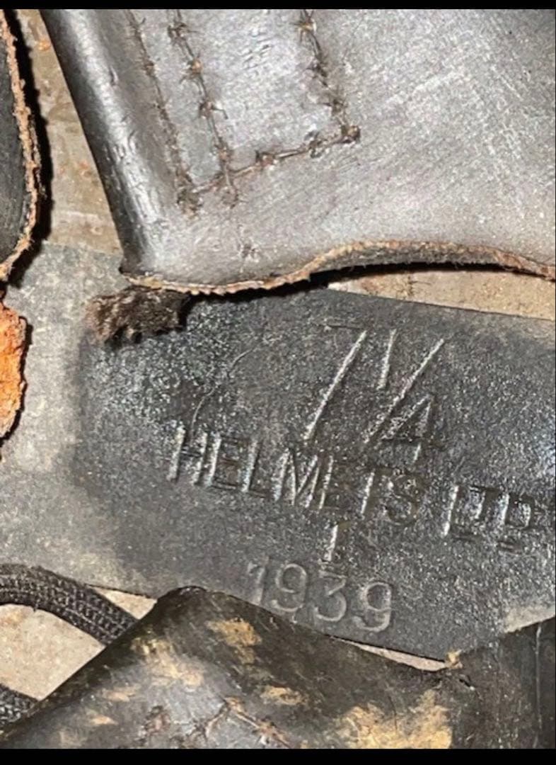 WW2 イギリス軍　1939 ヘルメット　実物　MK2 第二次世界大戦