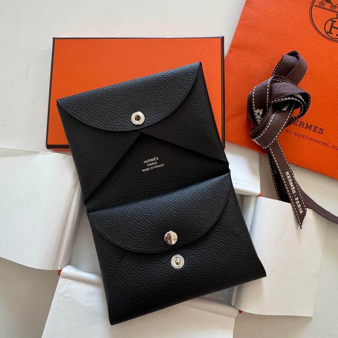 【新品未使用】HERMES カルヴィデュオノワール（エプソン）25年購入/W刻印