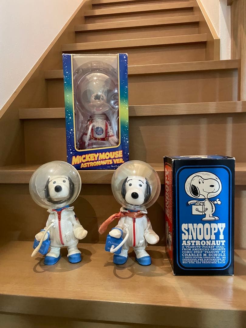 ヴィンテージ アストロノーツ　スヌーピー フィギュア3体セット
