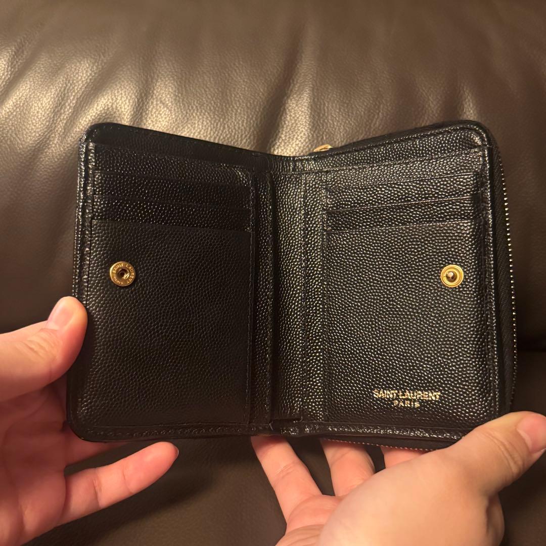サンローランパリ 財布 二つ折り財布 モノグラム SAINT LAURENT