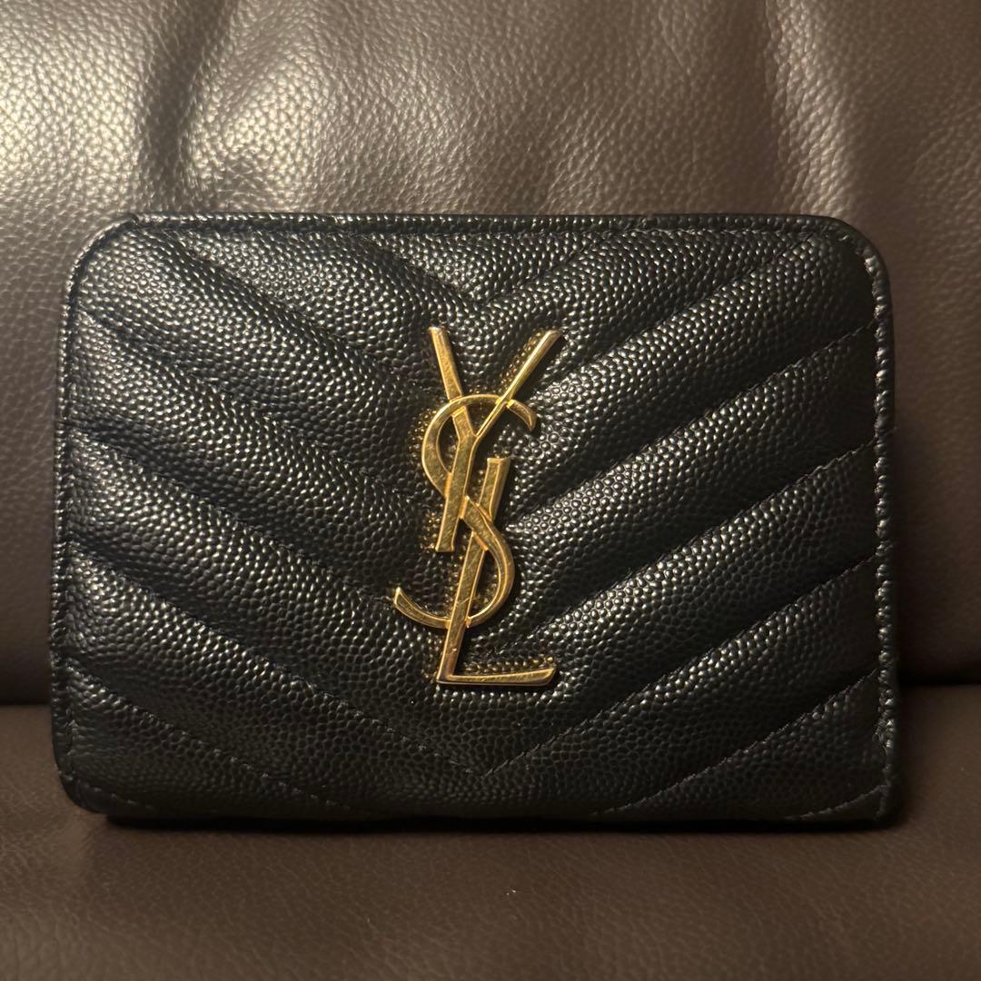 サンローランパリ 財布 二つ折り財布 モノグラム SAINT LAURENT