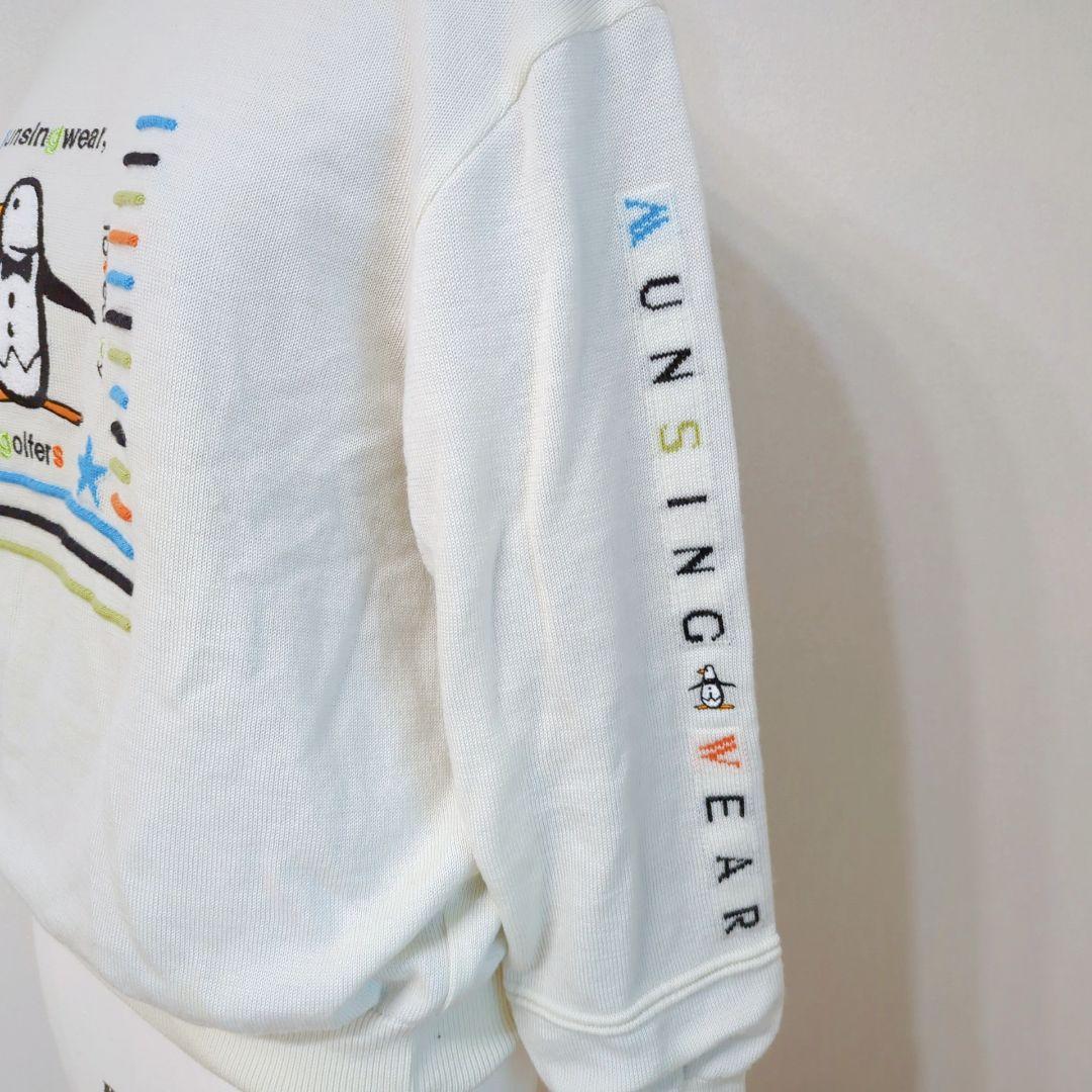 新品タグ付 マンシングウェア ニット ストレッチサーモα 軽量 ゴルフ L