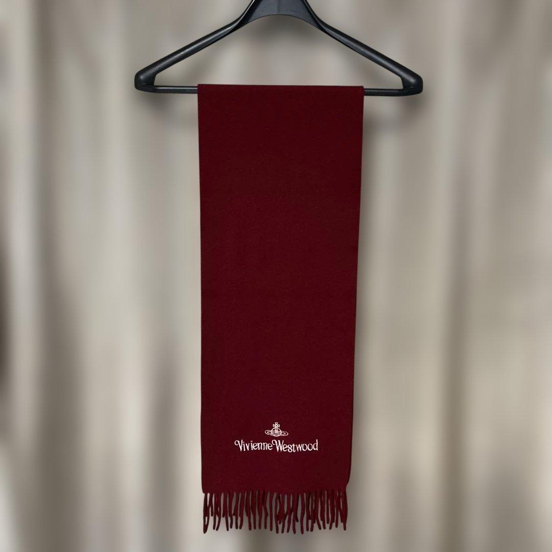 希少Vivienne Westwoodマフラー　カシミヤ混　イタリア製