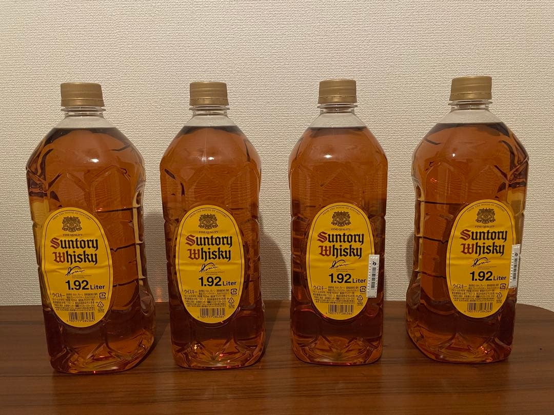 サントリーウイスキー 1.92リットル 4本セット