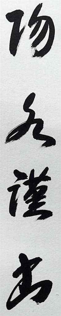 掛軸 大塚陽水『六字名号』仏書 紙本 肉筆 共箱付 掛け軸 a041616