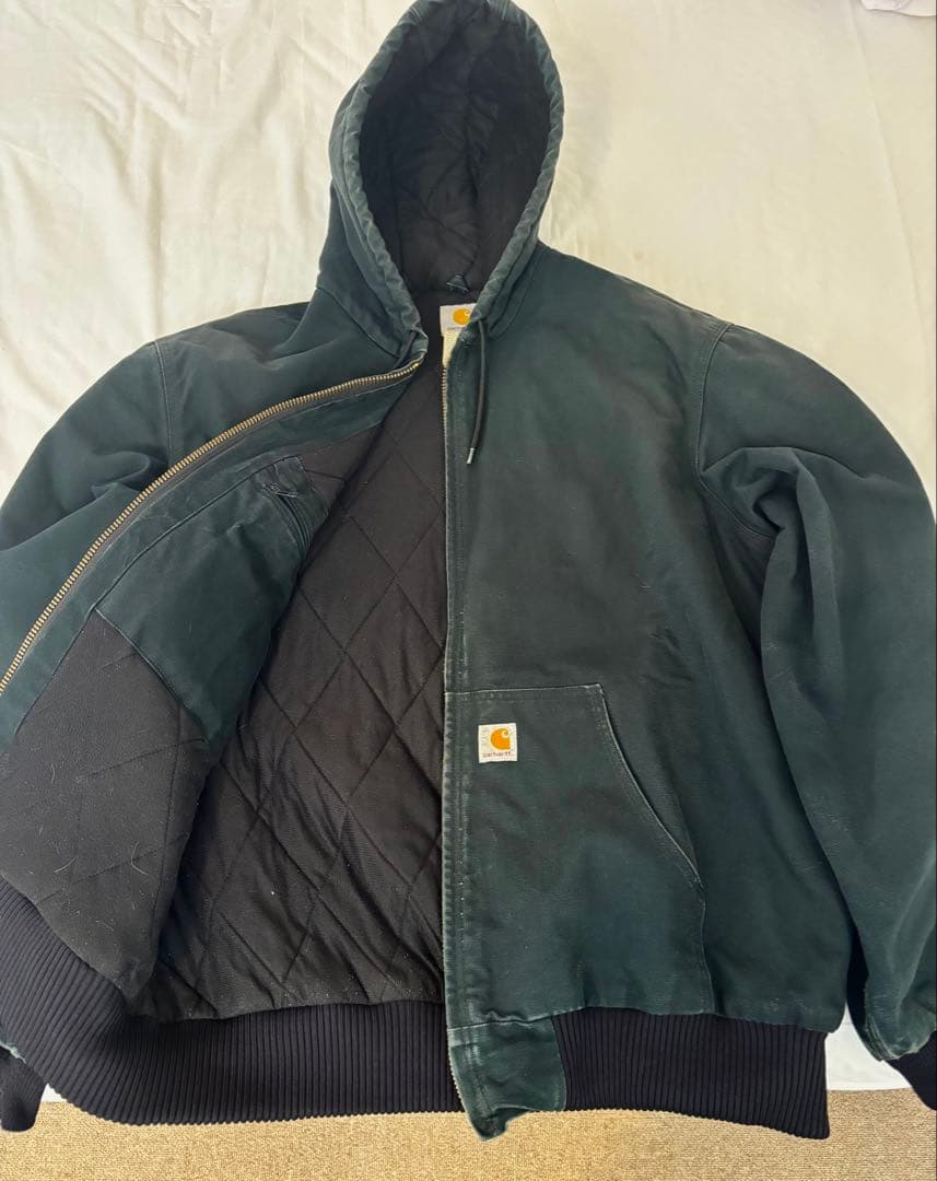 かずまーるさん専用　黒フェードグリーン系]Carhartt アクティブジャケット