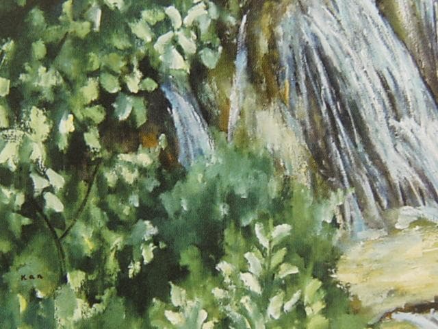 入江観、希少な限定額装用画集画、新品高級額 額装付、状態良好