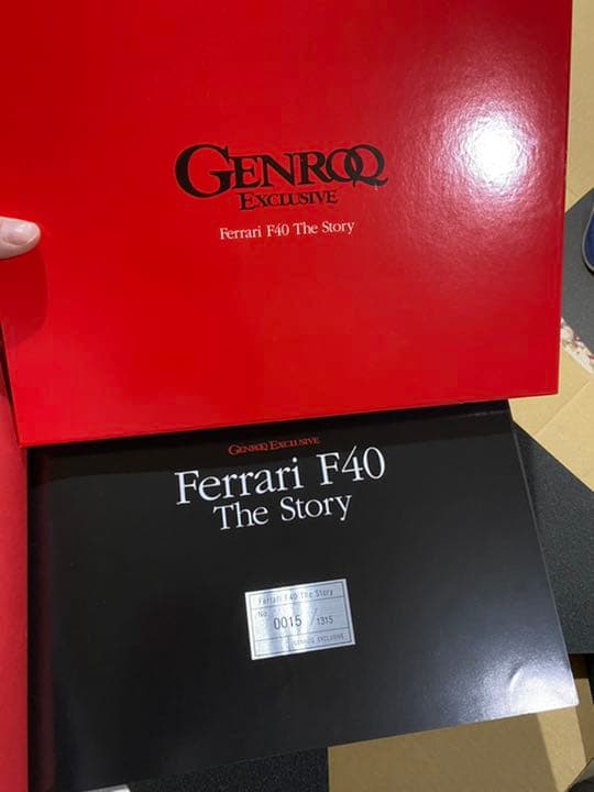 1/43 フェラーリ f40 GENROQ 限定 mr  1315台限定