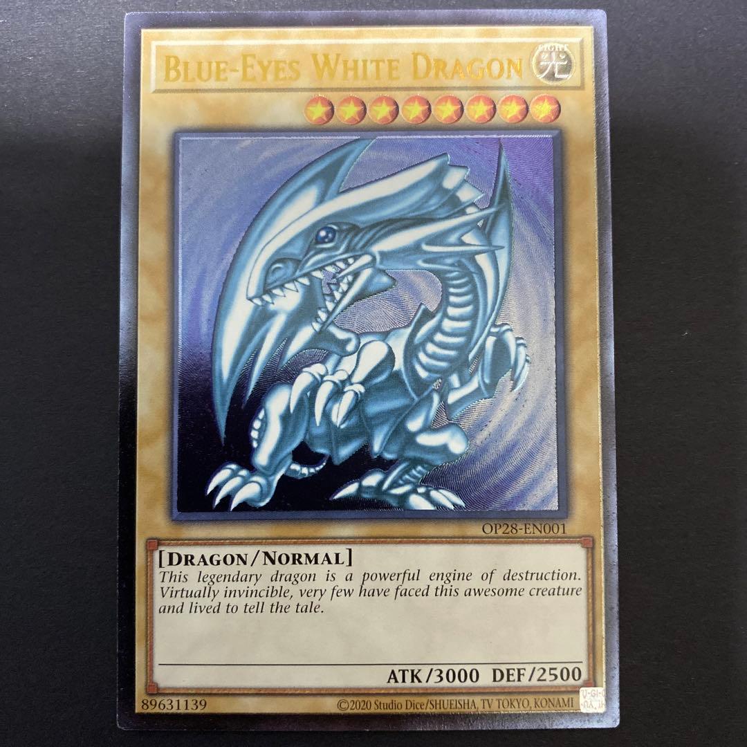 遊戯王　ots28 青眼の白龍　レリーフ　背信聖徒シルヴィア　おまけ付き　北米版