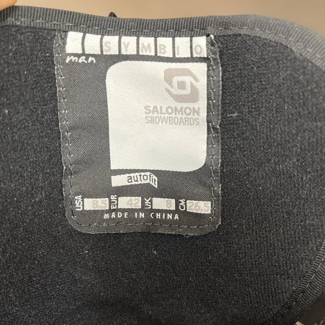 【salomon】 symbio autofit 26.5cm スノボ ブーツ