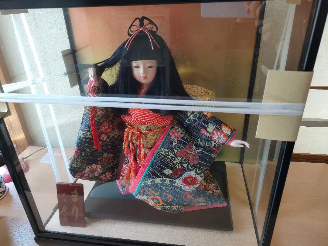 市松人形 人形の久月 東京久月　正絹衣装