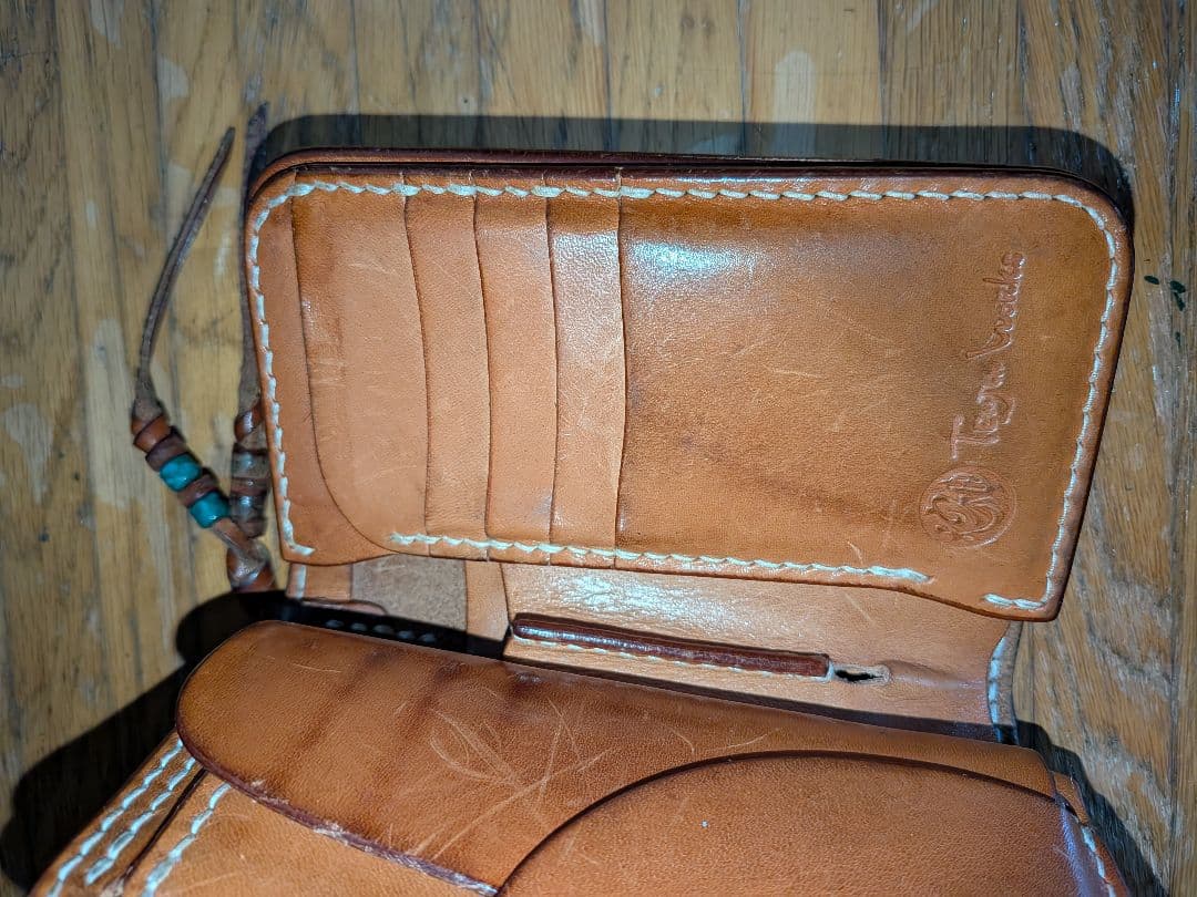 天神ワークス ミドルウォレット Tenjin Works