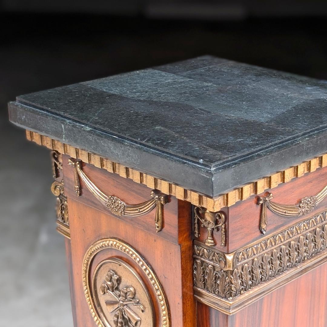 フランスヴィンテージ☆ルイ16世様式／フラワースタンド／大理石天板／ローズウッド