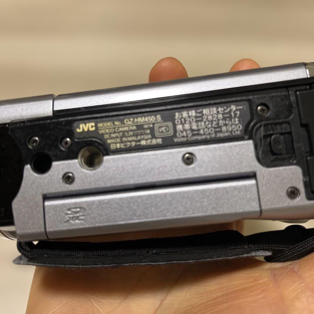 JVC Everio HDビデオカメラ 40倍ズーム GZ-HM450-S