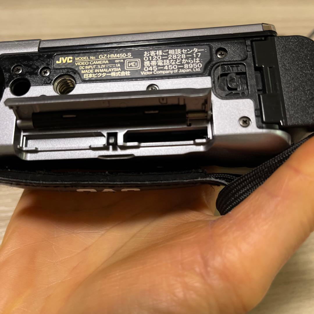 JVC Everio HDビデオカメラ 40倍ズーム GZ-HM450-S