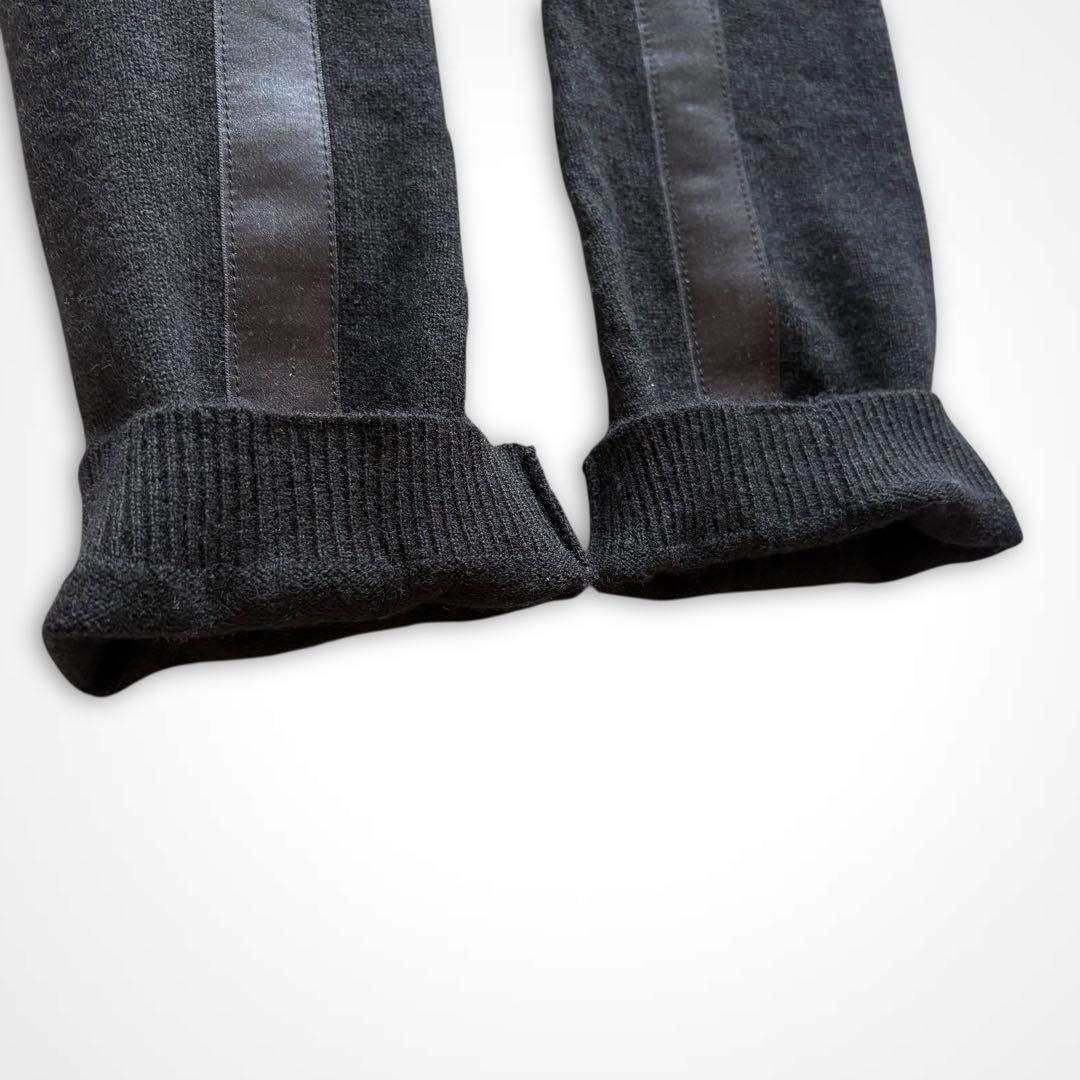 07AW ナンバーナイン カシミヤ 100% シルク ライン アームウォーマー