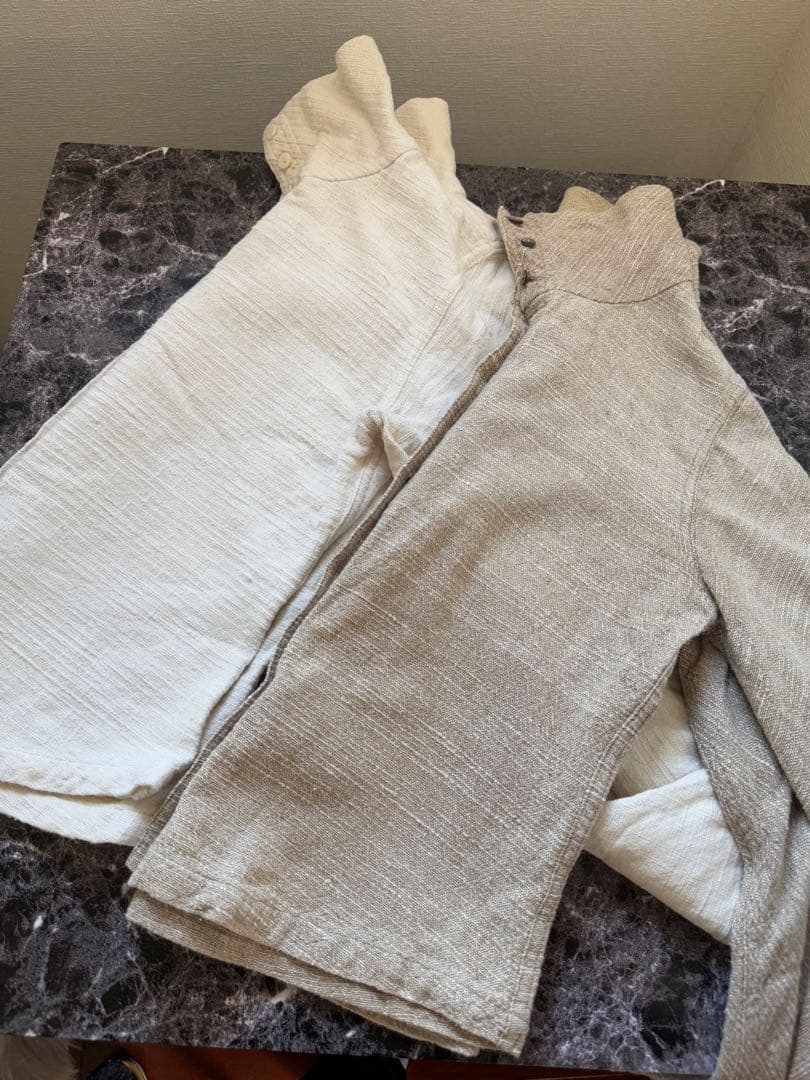 【最終値下げ】うさと/Usaato ボタンアップシャツ 長袖※自然素材