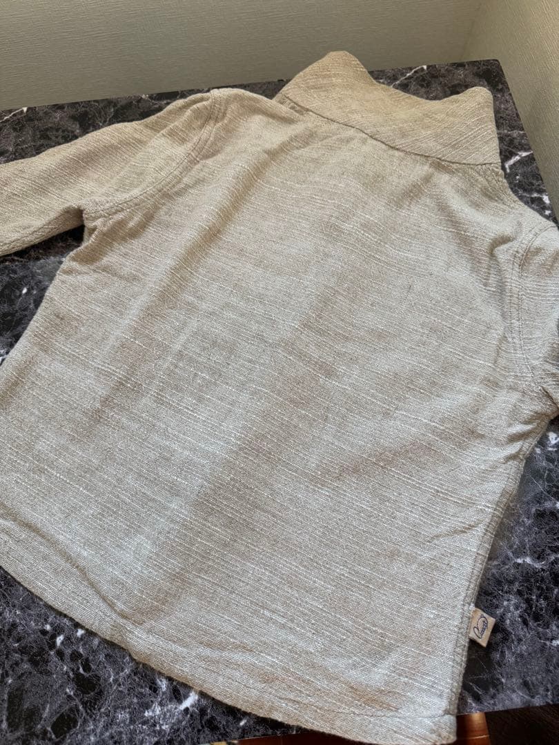 【最終値下げ】うさと/Usaato ボタンアップシャツ 長袖※自然素材