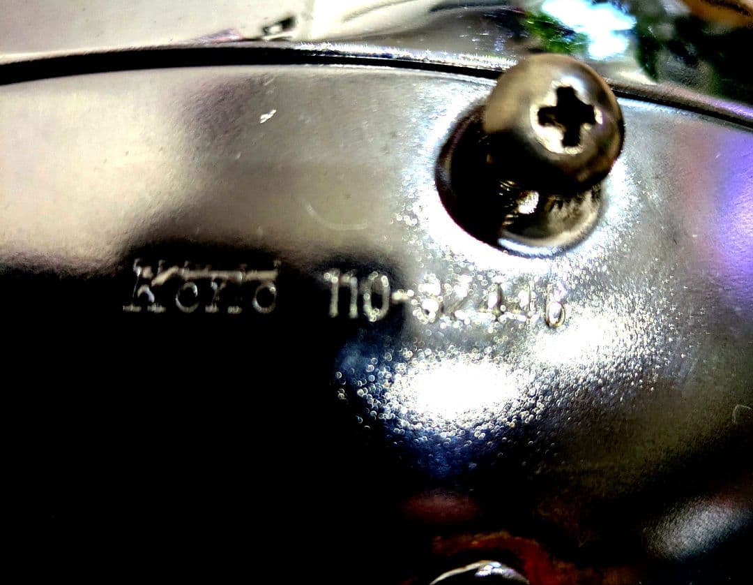 Koitoオートバイヘッドライト180mmメッキ！中古！