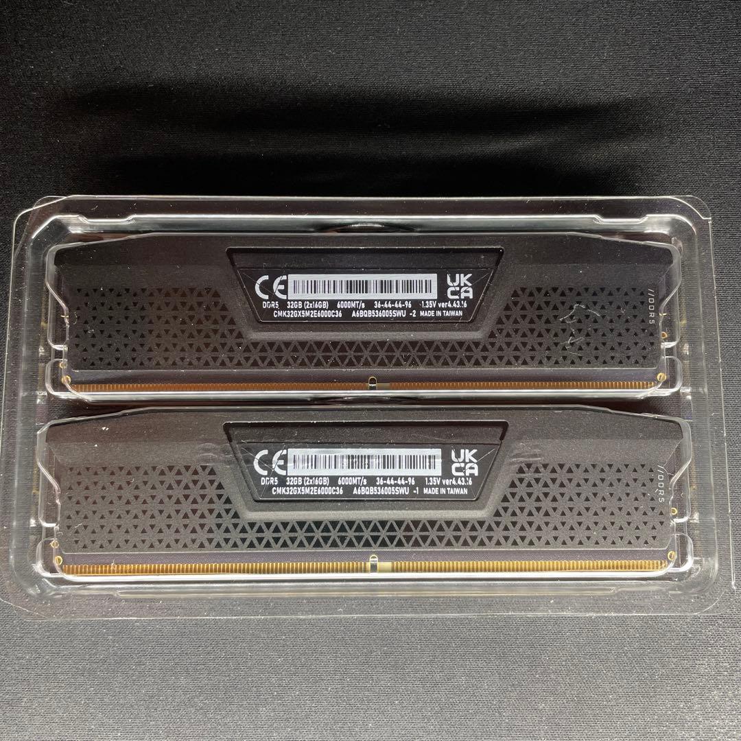 メモリー CORSAIR VENGEANCE DDR5 32GB 6000MHz