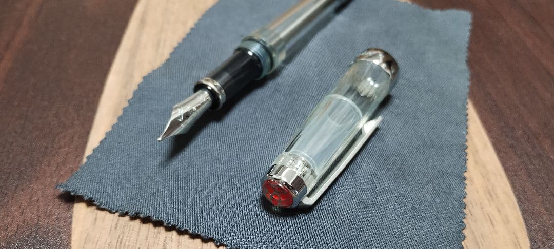 TWSBI Vac700R クリア 太字(B)・専用インクボトルセット