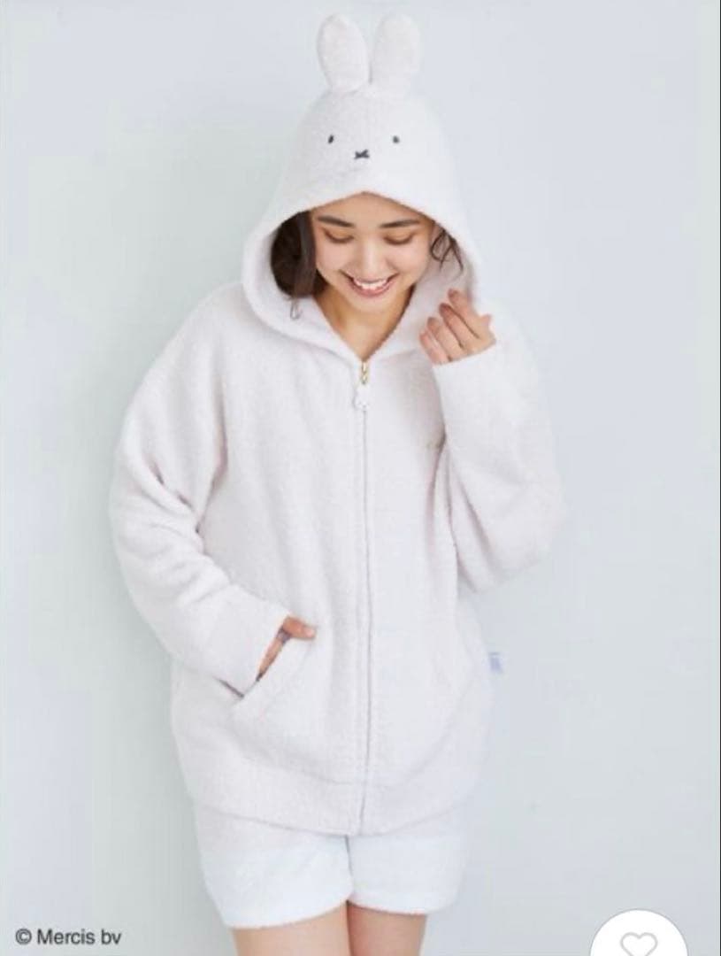 ジェラートピケ　Dick Bruna ベビモコパーカ&ショートパンツセット