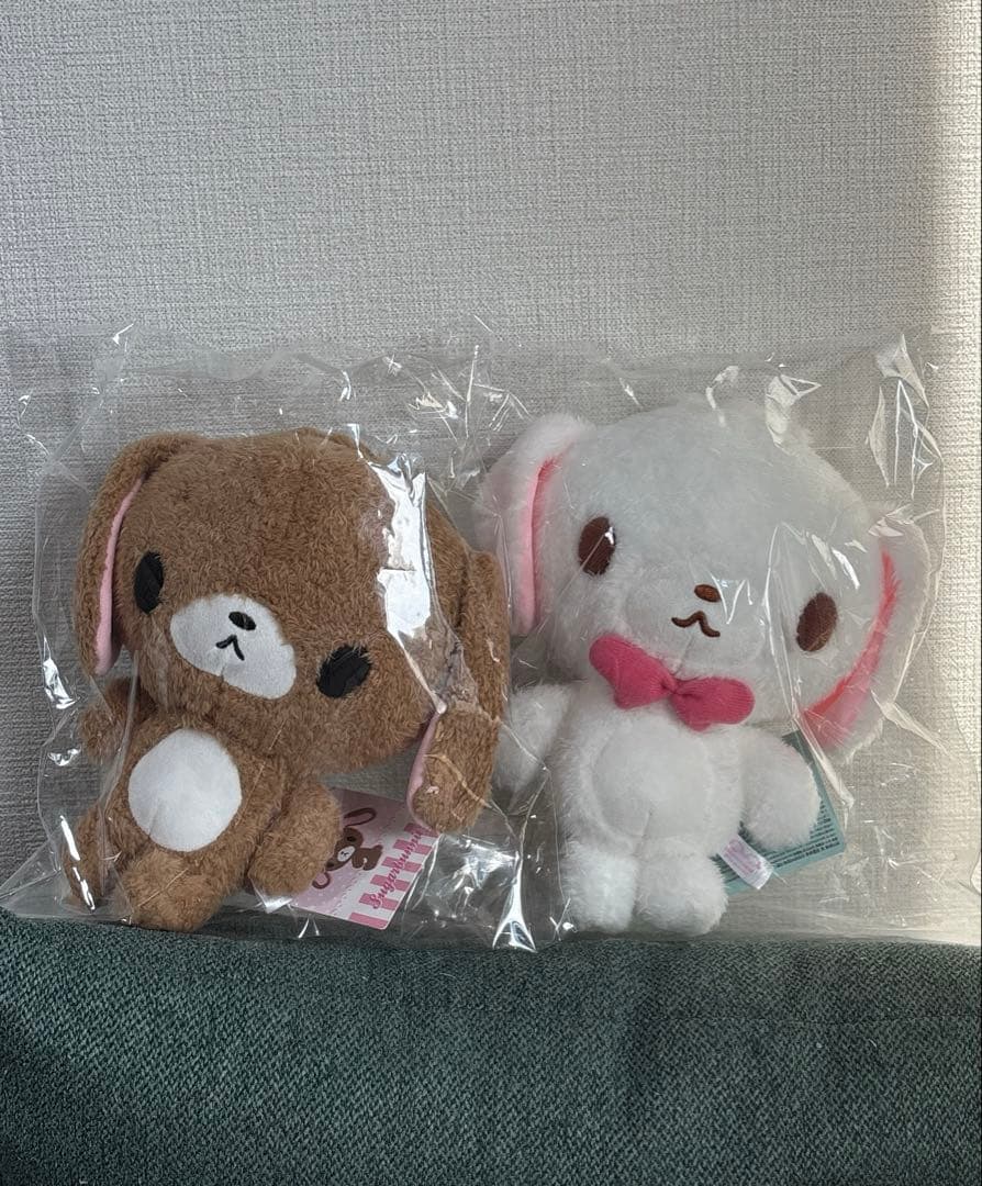 シュガーバニーズ　ぬいぐるみ　セット　しろうさ　くろうさ　韓国