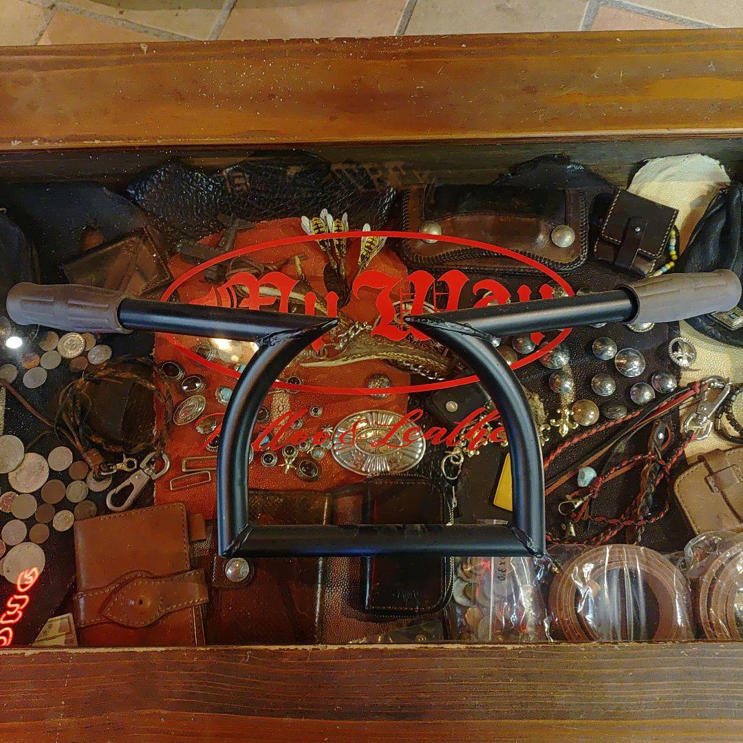 ハーレー　スポタン　メタリックグレー ハンドル　グリップ付き