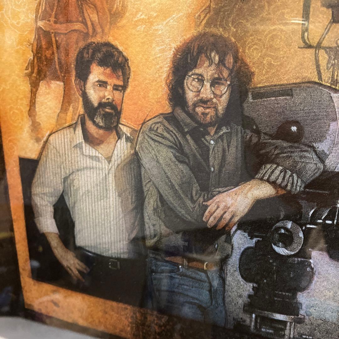 【直筆サイン入】ドゥルーストゥルーザン作品 インディジョーンズ ジクレー版画