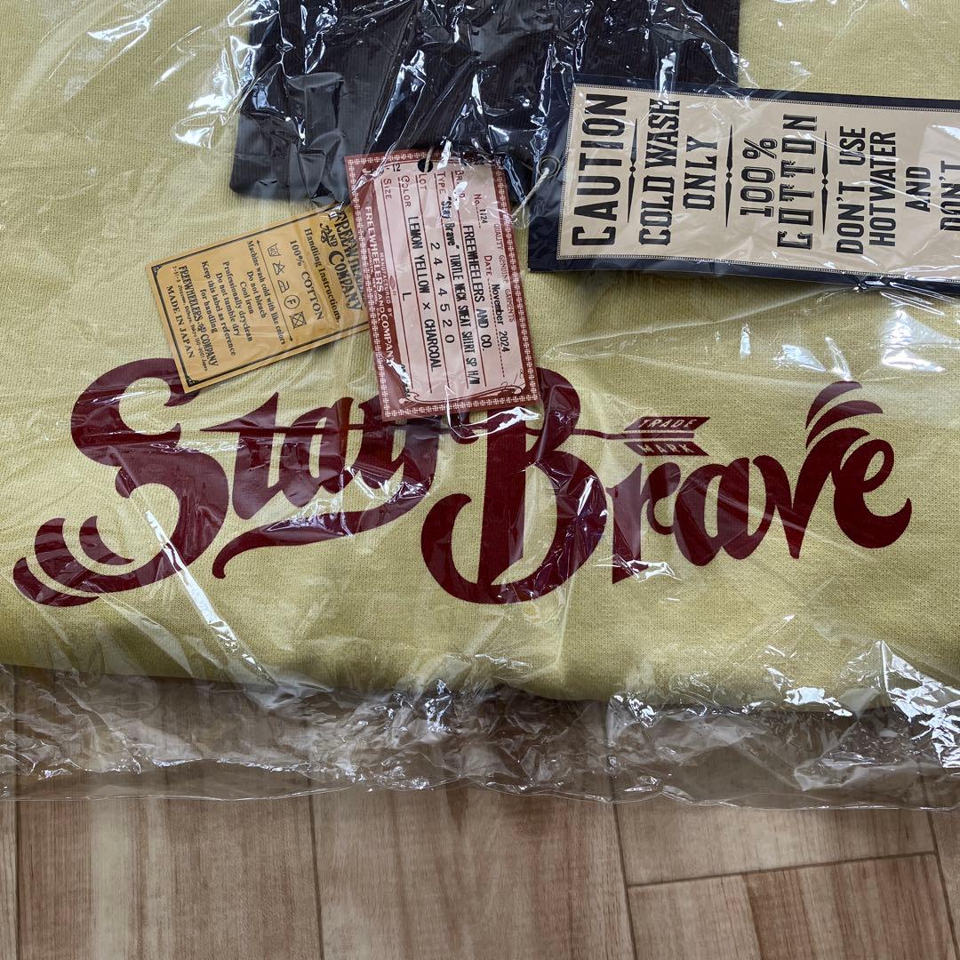 草彅剛 FREEWHEELERS 別注タートルネック Stay Brave L